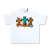 White fall tree cross Urban Heavy Tee - BundleAndBundleShop