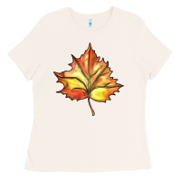 Bone withered leaf Ladies Tee - BarkalooDesign
