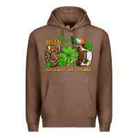 Chestnut with god all things are possible Premium Hoodie - OliviaCreatesArt