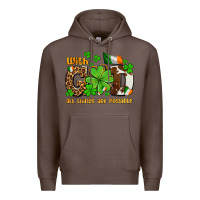 Coffee with god all things are possible Premium Hoodie - OliviaCreatesArt