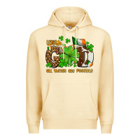 Pina Colada with god all things are possible Premium Hoodie - OliviaCreatesArt