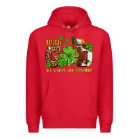 Red with god all things are possible Premium Hoodie - OliviaCreatesArt