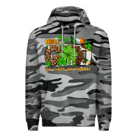 Slate Camo with god all things are possible Premium Hoodie - OliviaCreatesArt