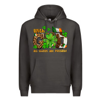 Smoke with god all things are possible Premium Hoodie - OliviaCreatesArt