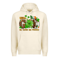 Tofu with god all things are possible Premium Hoodie - OliviaCreatesArt