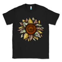 Black sunflower camouflage and leopard 2 Classic Tee - JahusDesignShop