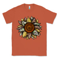 Copper sunflower camouflage and leopard 2 Classic Tee - JahusDesignShop