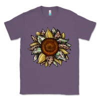 Lavender sunflower camouflage and leopard 2 Classic Tee - JahusDesignShop