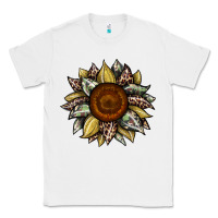 White sunflower camouflage and leopard 2 Classic Tee - JahusDesignShop