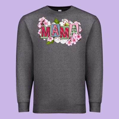 Mother's Day Mama Premium Sweatshirt Designed By Fadigitalartstudio
