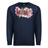 Navy Mother's Day mama Premium Sweatshirt - FaDigitalArtStudio