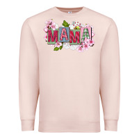 Pale Pink Mother's Day mama Premium Sweatshirt - FaDigitalArtStudio