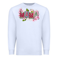 White Mother's Day mama Premium Sweatshirt - FaDigitalArtStudio