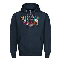 Navy Nurse on duty Zipper Hoodie - CowGirlArtShop