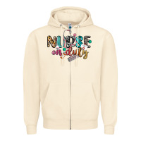 Sandshell Nurse on duty Zipper Hoodie - CowGirlArtShop