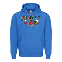 True Royal Nurse on duty Zipper Hoodie - CowGirlArtShop