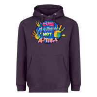 Plum Cure ableism not Autism Heavyweight Hoodie - FaDigitalArtStudio