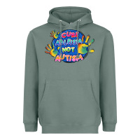 Sage Cure ableism not Autism Heavyweight Hoodie - FaDigitalArtStudio