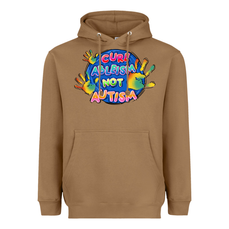 Cure Ableism Not Autism Heavyweight Hoodie by FaDigitalArtStudio | Teevron