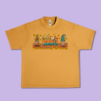 Hello Pumpkin Season Libbey Glass Urban Heavy Tee Designed By Bundleandbundleshop