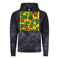 Cloud Black St. Patricks gnomies seamless pattern Vintage Hoodie - BundleAndBundleShop