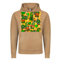 Vintage Camel St. Patricks gnomies seamless pattern Vintage Hoodie - BundleAndBundleShop