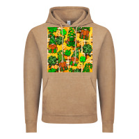 Vintage Coffee St. Patricks gnomies seamless pattern Vintage Hoodie - BundleAndBundleShop