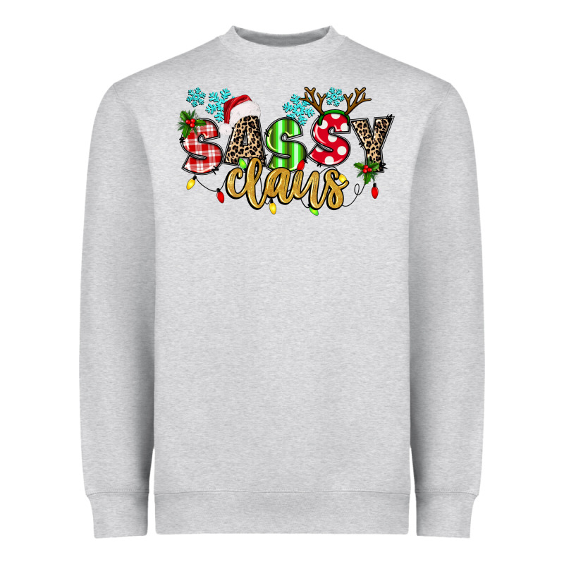Sassy Claus Heavyweight Sweatshirt by texasbilliewilder | Teevron