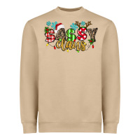 Mushroom Sassy Claus Heavyweight Sweatshirt - texasbilliewilder