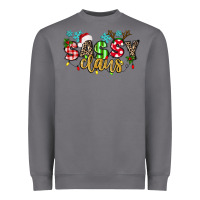 Storm Sassy Claus Heavyweight Sweatshirt - texasbilliewilder