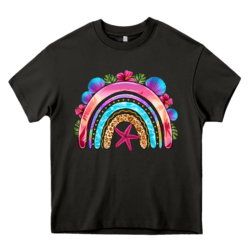 Summer Rainbow Heavy Core Tee by NancyCooperArtShop | Teevron