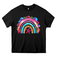 Black summer rainbow Heavy Core Tee - NancyCooperArtShop