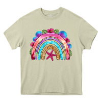 Mossy summer rainbow Heavy Core Tee - NancyCooperArtShop