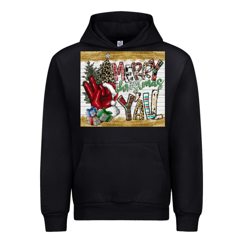 Merry Christmas Y'all Urban Hoodie by CowhideDigitalArt | Teevron