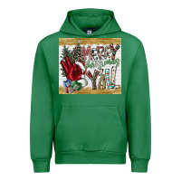 Emerald merry christmas y'all Urban Hoodie - CowhideDigitalArt