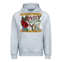 Heather Grey merry christmas y'all Urban Hoodie - CowhideDigitalArt