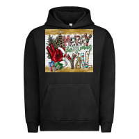 Pigment Black merry christmas y'all Urban Hoodie - CowhideDigitalArt
