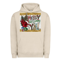 Pigment French Oak merry christmas y'all Urban Hoodie - CowhideDigitalArt