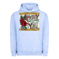 Pigment Grape Ice merry christmas y'all Urban Hoodie - CowhideDigitalArt
