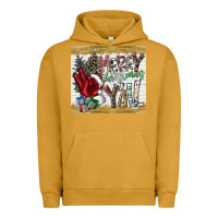 Pigment Peanut Butter merry christmas y'all Urban Hoodie - CowhideDigitalArt