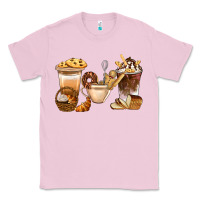 Bubblegum Pink Bakery Coffee Cups With Cookie Bbs Classic Tee - BundleAndBundleShop