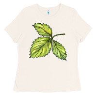 Bone green leaf Ladies Tee - BarkalooDesign