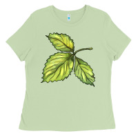 Matcha green leaf Ladies Tee - BarkalooDesign