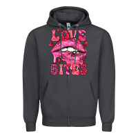 Smoke Love bites Valentine's Day Zipper Hoodie - HowdyJamesFarm