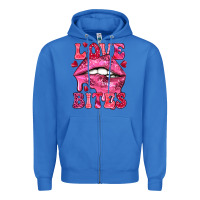 True Royal Love bites Valentine's Day Zipper Hoodie - HowdyJamesFarm