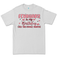 Dove Grey february is my birthday yes the whole month malia Premium Tee - MaliasSmallBusiness