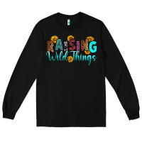 Black raising wild things Long Sleeve Tee - RanaPortraitStore
