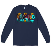 Navy raising wild things Long Sleeve Tee - RanaPortraitStore
