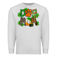 Dove Grey St. Patricks Dog Mom Premium Sweatshirt - FaDigitalArtStudio