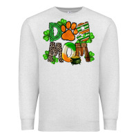 Oatmeal Heather St. Patricks Dog Mom Premium Sweatshirt - FaDigitalArtStudio